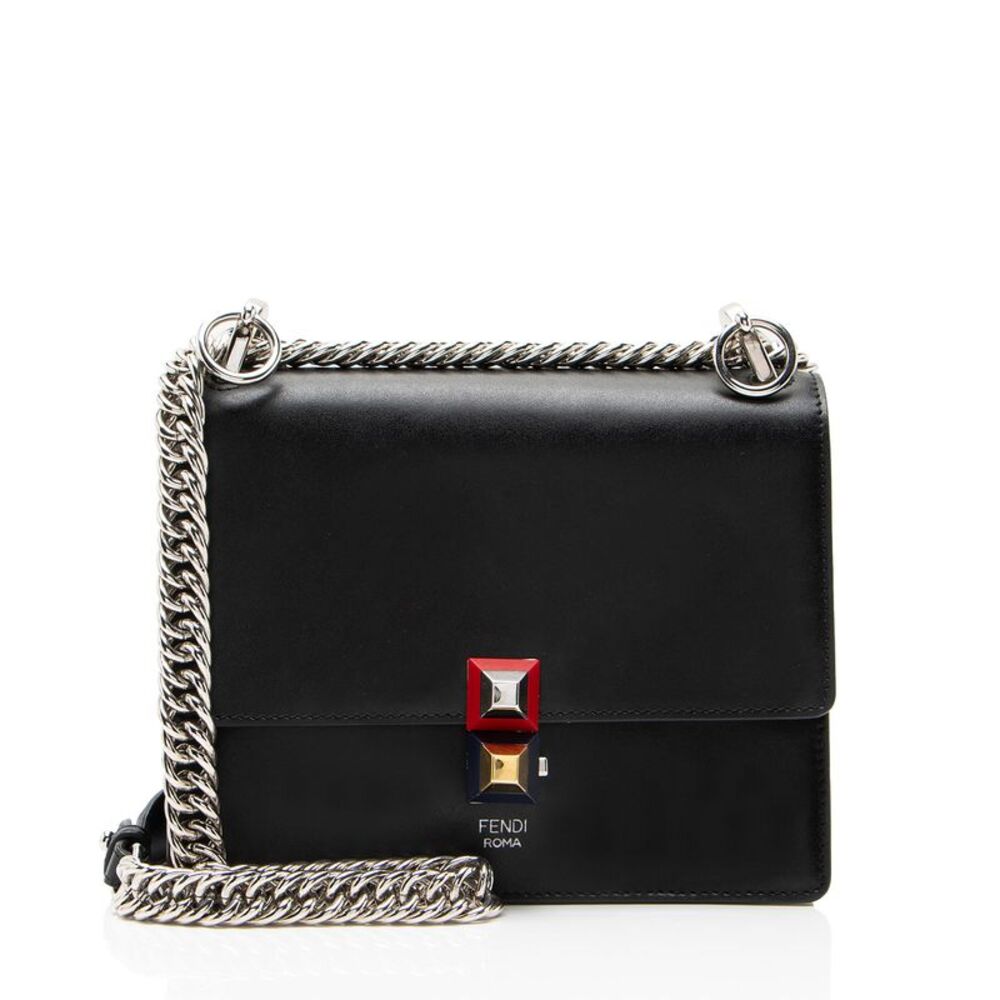 Fendi Calfskin Kan I Small Shoulder Bag